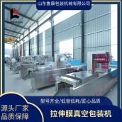 連續(xù)式拉神膜真空包裝機 蝦丸真空包裝設(shè)備 可按需定制